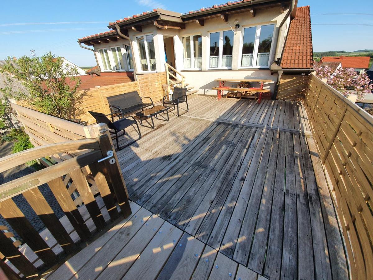 Helle, Offene Dachgeschosswohnung Mit Terrasse Oberloisdorf Zewnętrze zdjęcie